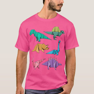Origami Dinosaur Shirt Dinosaurs Origami Stil Din T