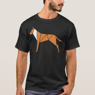 ORIGAMI DOGGIE Funny Traditionell japansk art 1 T Shirt