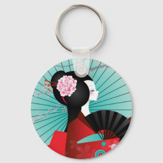 Origami Doll 3-nyckelkedja Nyckelring