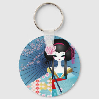 Origami Doll Keychain Nyckelring