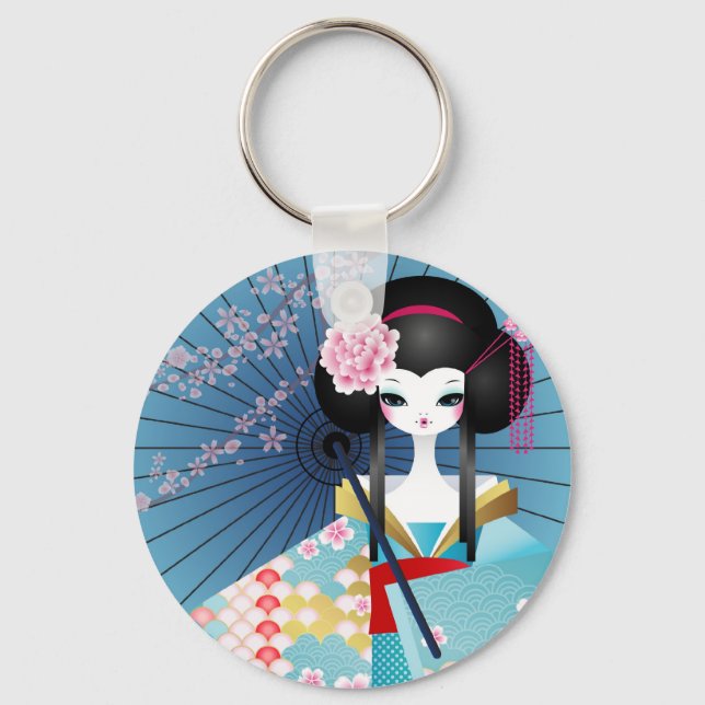 Origami Doll Keychain Nyckelring (Framsida)