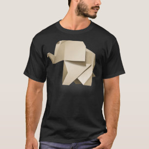 Origami Elephant 23 T Shirt