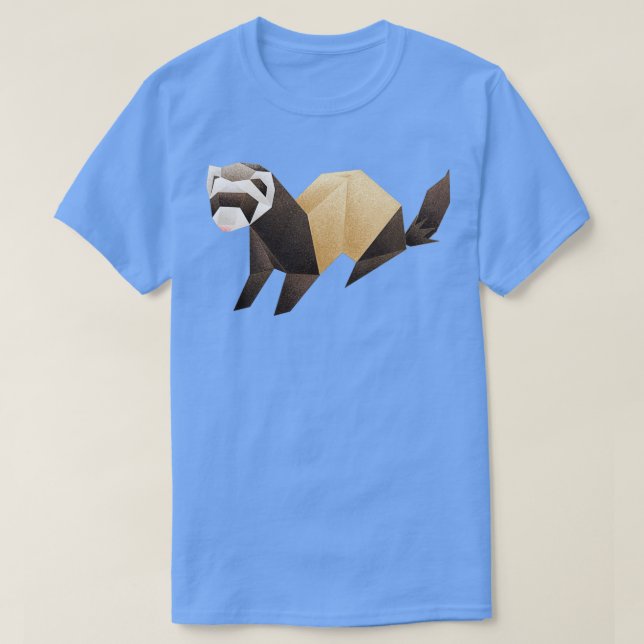 Origami Ferret T Shirt (Design framsida)