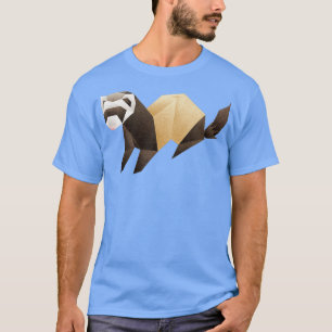Origami Ferret T Shirt