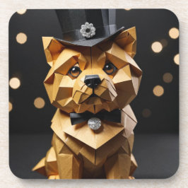 Origami finare chow chow underlägg