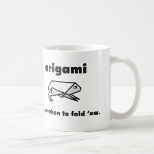 Origami fläktar kaffemugg