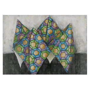 Origami Fortune Teller på geometrisk Papper