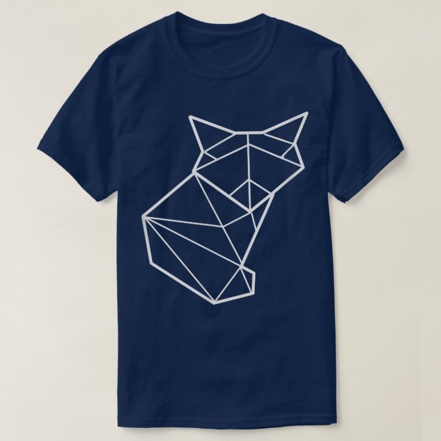 Origami Fox Artist T-Shirt (Design framsida)