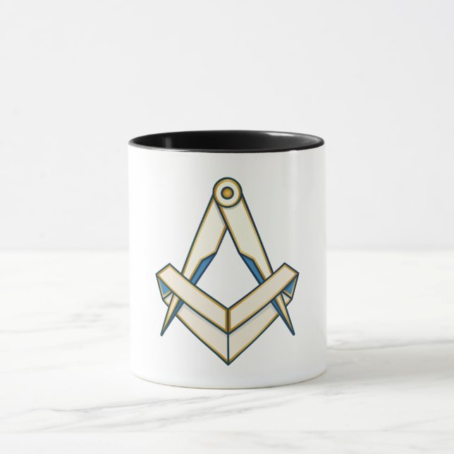Origami frimureri symbol mugg (Center)