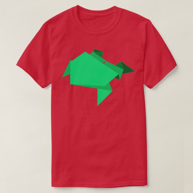 Origami Frog 10 T Shirt (Design framsida)