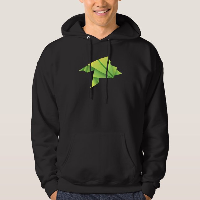 Origami Frog Hoodie (Framsida)