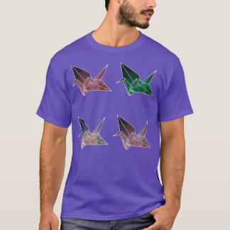 Origami Galaxy Cranes Pack 1 T Shirt