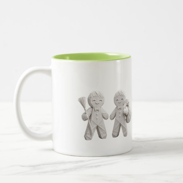 Origami Gingerbread Duo Mugg (Vänster)