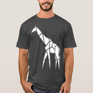 Origami Giraffe Geometric Giraffe T Shirt