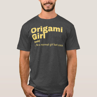 Origami Girl Origami 1 T Shirt