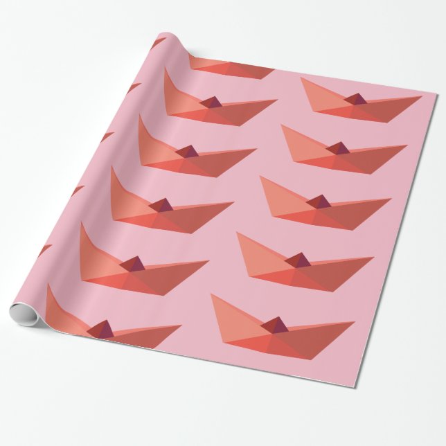 Origami Hatt Presentpapper (Utrullad)
