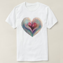 Origami Heart T Shirt