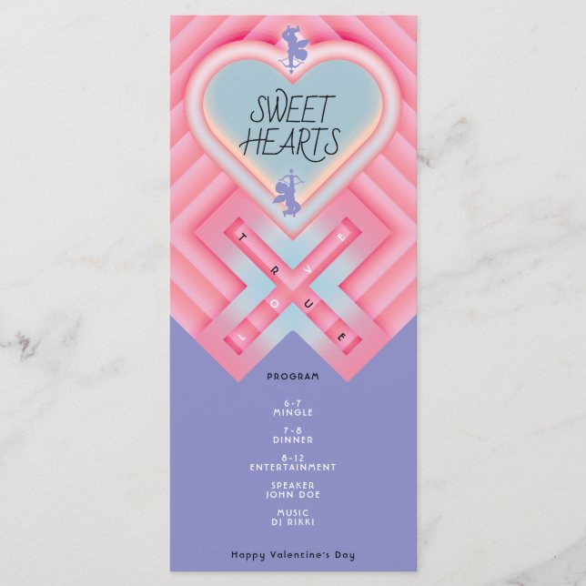 Origami Heart X Sweet Hearts Program (Framsida)