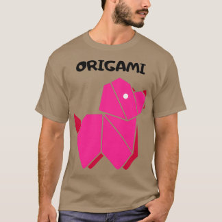Origami Hund 16 T Shirt