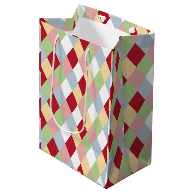 Origami jul - Harlequin Geometrisk (Framsidan Vinklad)
