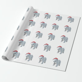 Origami jul isbjörnar presentpapper