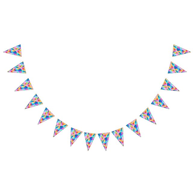 Origami Kaleidoscope Bunting Vimplar (Alla)