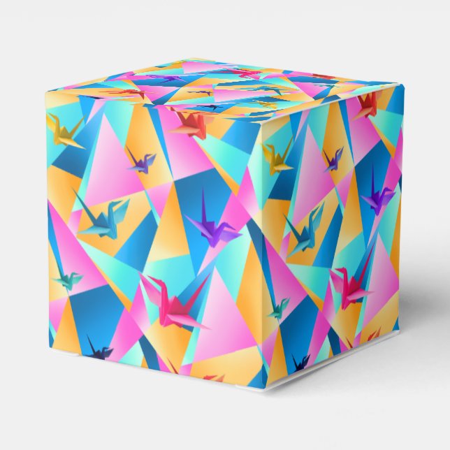 Origami Kaleidoscope Presentaskar (Baksidan Sidan)