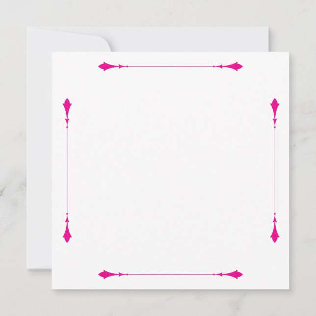Origami Kalejdoskop Inbjudan (Baksida)