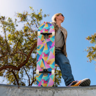 Origami Kalejdoskop Mini Skateboard Bräda 18,5 Cm