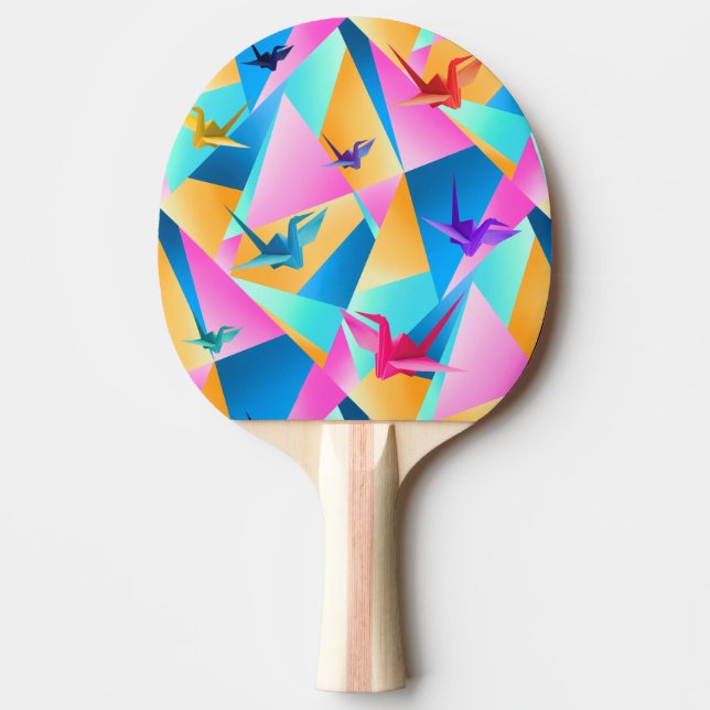 Origami Kalejdoskop Pingisracket (Framsidan)