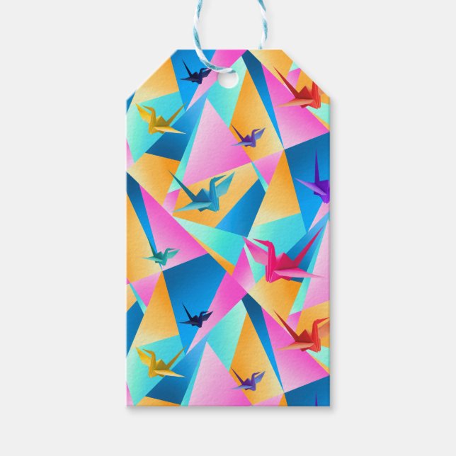 Origami Kalejdoskop Presentetikett (Framsidan)