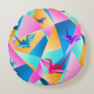 Origami Kalejdoskop Rund Kudde