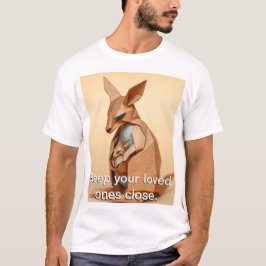 Origami-känguru och dess Joey T Shirt