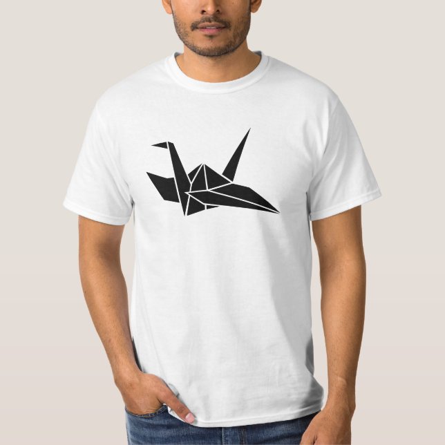 Origami kran t-shirt (Framsida)