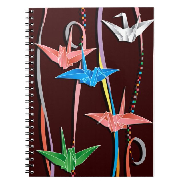 Origami kranar anteckningsbok (Framsidan)