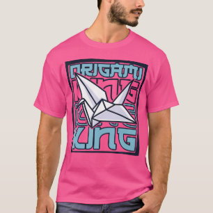 Origami Kung Papper Crane Folding Uggla Master Ori T Shirt