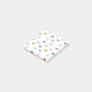 Origami Lugn - Crane Post IT Notes Post-it Block