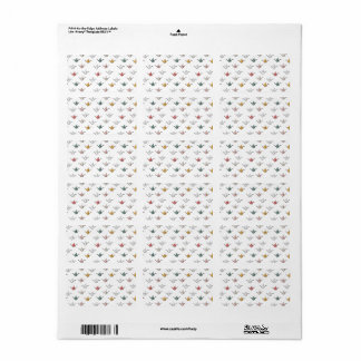 Origami Lugn - Crane Returadress Stickers Adressetikett