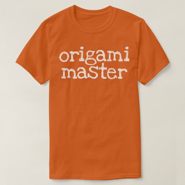 Origami Master 2 T Shirt (Design framsida)