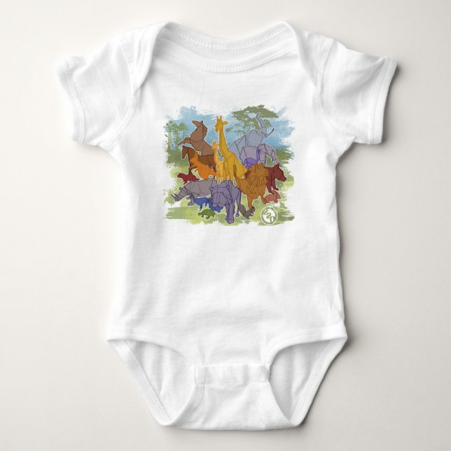 Origami Menagerie Tee Shirt (Framsida)