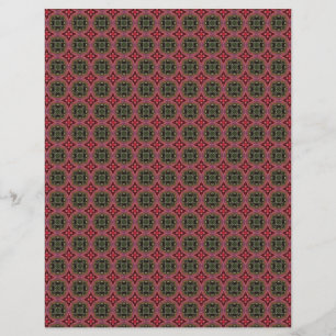 Origami Papper Black Red Anpassade Hobby Art Reklamblad