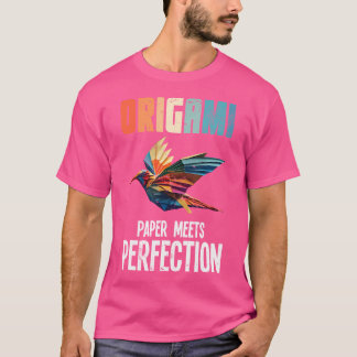 Origami Papper Folding Art Älskare Origami T Shirt