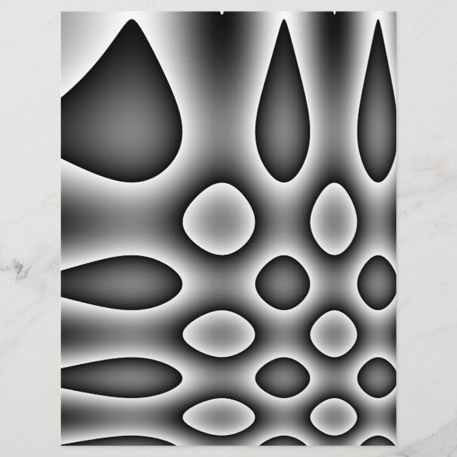 Origami Papper, Grått-Abstrakt-portar och fällor Reklamblad (Framsidan)