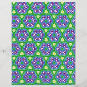 Origami Papper Grönt Blue Anpassade Hobby Art Reklamblad
