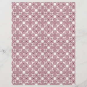Origami Papper Mauve White Anpassade Hobby Art Reklamblad