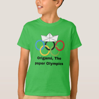 Origami, pappra olympiska spelen T-Shirt