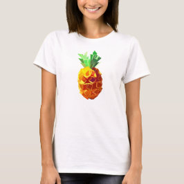 Origami Pineapple Flowy Circle Top T Shirt