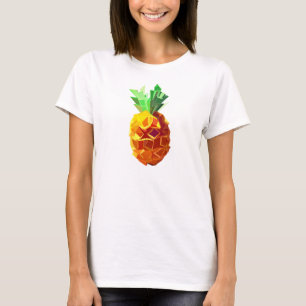 Origami Pineapple Flowy Circle Top T Shirt