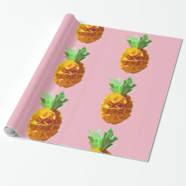 Origami Pineapple Wrapping Papper Presentpapper