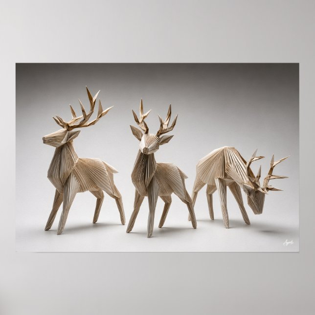 Origami Ren Trio Poster (Framsidan)
